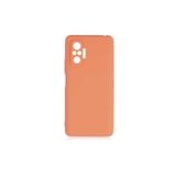 Nezih Case Xiaomi Redmi Note 10 Pro Uyumlu Kadife İç Yüzeyli Silikon Kılıf, Turuncu NZH-lansman-0082