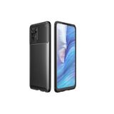 Nezih Case Xiaomi Redmi Note 10 Uyumlu Silikon Kılıf, Karbon Tasarım, Siyah