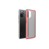 Nezih Case Xiaomi Redmi Note 10 Uyumlu Silikon Kılıf, Kırmızı, Bumper Tasarım