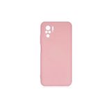 Nezih Case Xiaomi Redmi Note 10s Uyumlu Kadife İç Yüzeyli Silikon Kılıf, Açık Pembe