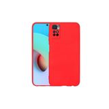 Nezih Case Xiaomi Redmi Note 11 Global Uyumlu Kadife İç Yüzeyli Silikon Kılıf, Kırmızı