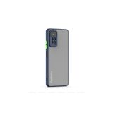 Nezih Case Xiaomi Redmi Note 11 Pro 5G ile Uyumlu Kılıf, Kamera Korumalı, Renkli Kenarlı, Mat Silikon, Lacivert