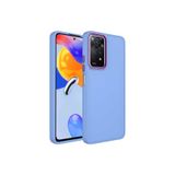 Nezih Case Xiaomi Redmi Note 11s ile Uyumlu Metal Çerçeve ve Buton Tasarımlı Silikon Kapak Kılıf, Lila