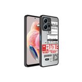 Nezih Case Xiaomi Redmi Note 12 4G Uyumlu Aynalı Desenli Kamera Korumalı Parlak Kapak Kılıf