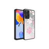 Nezih Case Xiaomi Redmi Note 12 Pro 4G ile Uyumlu Aynalı Desenli Kamera Korumalı Parlak Kapak Kılıf, Pati