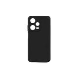 Nezih Case Xiaomi Redmi Note 12 Pro 5G ile Uyumlu, Kamera Korumalı, Mat Renkli, Esnek Yumuşak Silikon Kılıf, Siyah