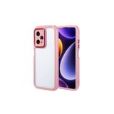 Nezih Case Xiaomi Redmi Note 12 Pro 5G ile Uyumlu Kılıf, Kamera Koruması, Renkli Kenarlar, Mat Silikon Arka, Mürdüm
