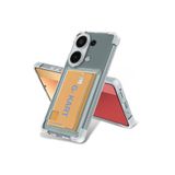 Nezih Case Xiaomi Redmi Note 13 4G ile Uyumlu, Kamera Korumalı, Airbag Tasarımlı, Kartlıklı, Şeffaf Kapak Kılıf