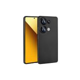 Nezih Case Xiaomi Redmi Note 13 Pro 4G ile Uyumlu Kamera Korumalı Esnek Soft Kılıf, Siyah