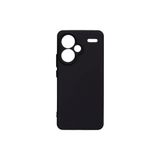 Nezih Case Xiaomi Redmi Note 13 Pro Plus 5G ile Uyumlu Kamera Korumalı Mat Silikon Kılıf, Siyah