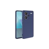 Nezih Case Xiaomi Redmi Note 13 Pro Plus 5G Uyumlu Kadife İç Yüzeyli Silikon Kılıf, Lacivert