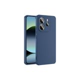 Nezih Case Xiaomi Redmi Note 14 4G ile Uyumlu Kamera Korumalı, Kadife İç Yüzey, Silikon Kılıf, Lacivert