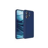 Nezih Case Xiaomi Redmi Note 14 4G ile Uyumlu Kamera Korumalı Kartlık Hazneli Silikon Kapak Kılıf, Lacivert