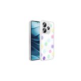 Nezih Case Xiaomi Redmi Note 14 4G ile Uyumlu Kılıf, Şeffaf Figürlü Sert Kapak, Papatya