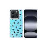 Nezih Case Xiaomi Redmi Note 14 5G ile Uyumlu Airbag Tasarımlı Desenli Kapak Kılıf, Kiraz
