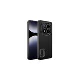 Nezih Case Xiaomi Redmi Note 14 Pro 4G ile Uyumlu, Renkli Şeffaf Kamera Korumalı Silikon Luxury Kapak Kılıf, Siyah