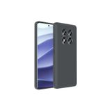 Nezih Case Xiaomi Redmi Note 14 Pro 4G Uyumlu Kamera Korumalı Kartlık Hazneli Silikon Kapak Kılıf, Gri