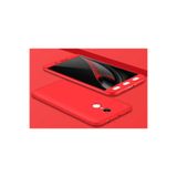 Nezih Case Xiaomi Redmi Note 4x Uyumlu Sert Silikon Kılıf, Mat Görünüm, Ultra İnce, Kırmızı