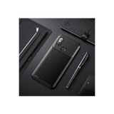 Nezih Case Xiaomi Redmi Note 6 Pro ile Uyumlu Kamera Korumalı, Karbon Tasarım, Silikon Kılıf, Siyah