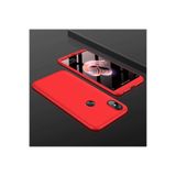 Nezih Case Xiaomi Redmi Note 6 Pro Uyumlu Sert Silikon Kılıf, Mat Görünüm, Ultra İnce, Kırmızı