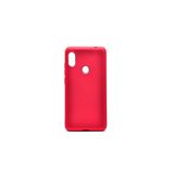 Nezih Case Xiaomi Redmi Note 6 Pro Uyumlu Yumuşak Silikon Kılıf, Kırmızı