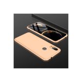 Nezih Case Xiaomi Redmi Note 7 Uyumlu Sert Silikon Kılıf, Mat Görünüm, Ultra İnce, Gold