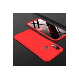 Nezih Case Xiaomi Redmi Note 7 Uyumlu Sert Silikon Kılıf, Mat Görünüm, Ultra İnce, Kırmızı