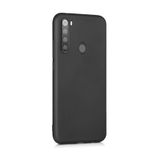 Nezih Case Xiaomi Redmi Note 8 ile Uyumlu Matte Silikon Esnek Yumuşak Kılıf, Siyah