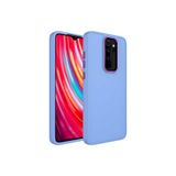 Nezih Case Xiaomi Redmi Note 8 Pro ile Uyumlu Metal Çerçeve Hassas Buton Tasarımlı Renkli İçi Kadife Kılıf Kapak, Lila
