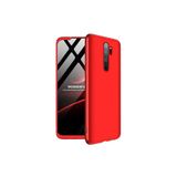 Nezih Case Xiaomi Redmi Note 8 Pro ile Uyumlu Sert Silikon Kılıf, Mat Görünüm, Ultra İnce, Kırmızı