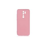 Nezih Case Xiaomi Redmi Note 8 Pro Uyumlu Kadife İç Yüzeyli Silikon Kılıf, Açık Pembe