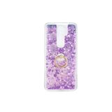 Nezih Case Xiaomi Redmi Note 8 Pro Uyumlu Yüzüklü Standlı Silikon Kılıf, Mor