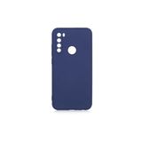 Nezih Case Xiaomi Redmi Note 8 Uyumlu Kadife İç Yüzeyli Silikon Kılıf, Lacivert