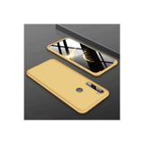 Nezih Case Xiaomi Redmi Note 8 Uyumlu Sert Silikon Kılıf, Mat Görünüm, Ultra İnce, Gold