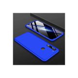 Nezih Case Xiaomi Redmi Note 8 Uyumlu Sert Silikon Kılıf, Mat Görünüm, Ultra İnce, Mavi