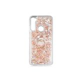 Nezih Case Xiaomi Redmi Note 8 Uyumlu Yüzüklü Standlı Silikon Kılıf, Gold