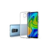 Nezih Case Xiaomi Redmi Note 9 ile Uyumlu, Kamera Korumalı, Esnek Yumuşak Silikon Kılıf, Şeffaf