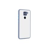 Nezih Case Xiaomi Redmi Note 9 Uyumlu Arkası Mat Şeffaf Kenarları Renkli Kılıf, Mor