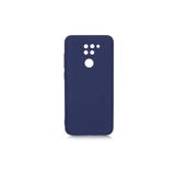 Nezih Case Xiaomi Redmi Note 9 Uyumlu Kadife İç Yüzeyli Silikon Kılıf, Lacivert NZH-Xiaomi-Lansman-0013