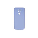 Nezih Case Xiaomi Redmi Note 9 Uyumlu Kadife İç Yüzeyli Silikon Kılıf, Lila