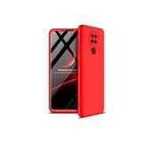 Nezih Case Xiaomi Redmi Note 9 Uyumlu Sert Silikon Kılıf, Mat Görünüm Ultra İnce, Kırmızı