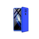 Nezih Case Xiaomi Redmi Note 9 Uyumlu Sert Silikon Kılıf, Mat Görünüm, Ultra İnce, Mavi