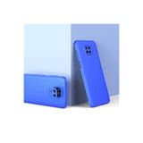 Nezih Case Xiaomi Redmi Note 9s/9 Pro ile Uyumlu Sert Silikon Kılıf, Mat Görünüm, Ultra İnce, Mavi