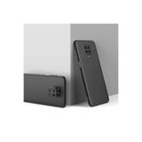 Nezih Case Xiaomi Redmi Note 9s/9 Pro ile Uyumlu Sert Silikon Kılıf, Mat Görünüm, Ultra İnce, Siyah