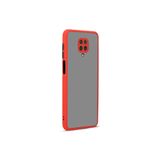 Nezih Case Xiaomi Redmi Note 9s/9 Pro ile Uyumlu Silikon Kılıf, Kırmızı, Parmak İzi Yapmaz