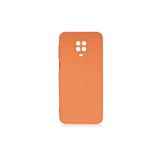 Nezih Case Xiaomi Redmi Note 9s/9 Pro Uyumlu Kadife İç Yüzeyli Silikon Kılıf, Turuncu NZH-lansman-0138