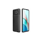 Nezih Case Xiaomi Redmi Note 9T Uyumlu Kamera Korumalı, Karbon Tasarım, Silikon Kılıf, Siyah