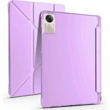 Nezih Case Xiaomi Redmi Pad Se 11 Kılıf Uyku Mod'lu Standlı Kalem Bölmeli Arkası Yumuşak Akıllı Silikon Kapak - Lila