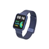 Nezih Case Xiaomi Redmi Watch 2 Lite Uyumlu Paslanmaz Metal Hasır Klipsli Kordon Ve Kasa Koruyucu