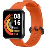 Nezih Case Xiaomi Redmi Watch 2 Lite Uyumlu Yumuşak Akıllı Saat Silikon Kordon/kayış - Açık Turuncu